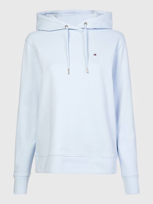 Tommy Hilfiger Organic Katoenen Regular Fit Hoodie Dames Blauw | TH485UFA