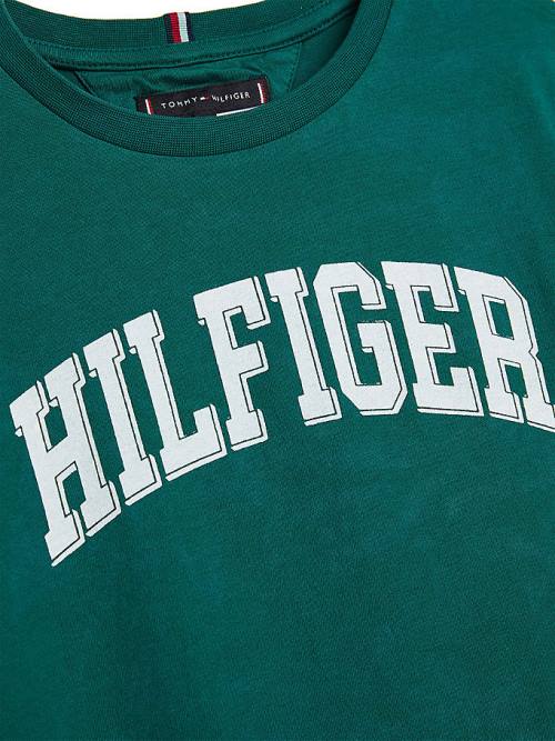 Tommy Hilfiger Organic Katoenen Tie-Dye T-shirts Jongens Groen | TH594NTO