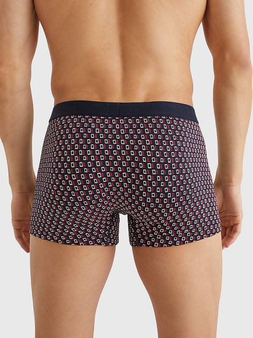 Tommy Hilfiger Original All-Over Print Trunks Ondergoed Heren Zwart | TH647PYM