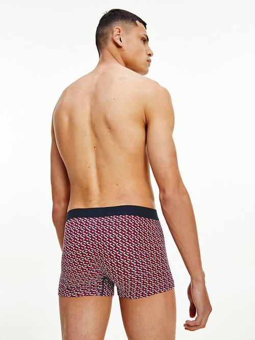 Tommy Hilfiger Original All-Over Print Trunks Ondergoed Heren Beige | TH721JZH