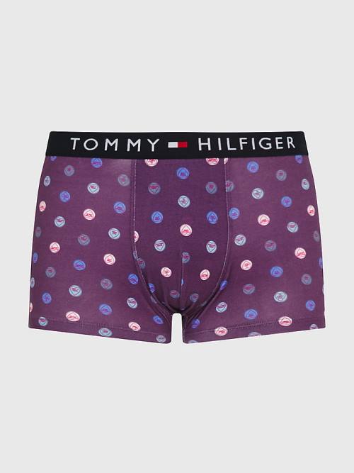 Tommy Hilfiger Original All-Over Print Trunks Ondergoed Heren Beige | TH857CGE