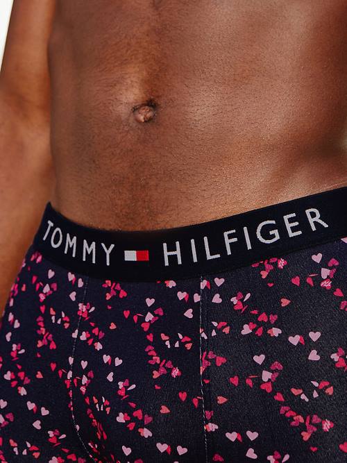 Tommy Hilfiger Original All-Over Print Trunks Ondergoed Heren Blauw | TH871WZJ