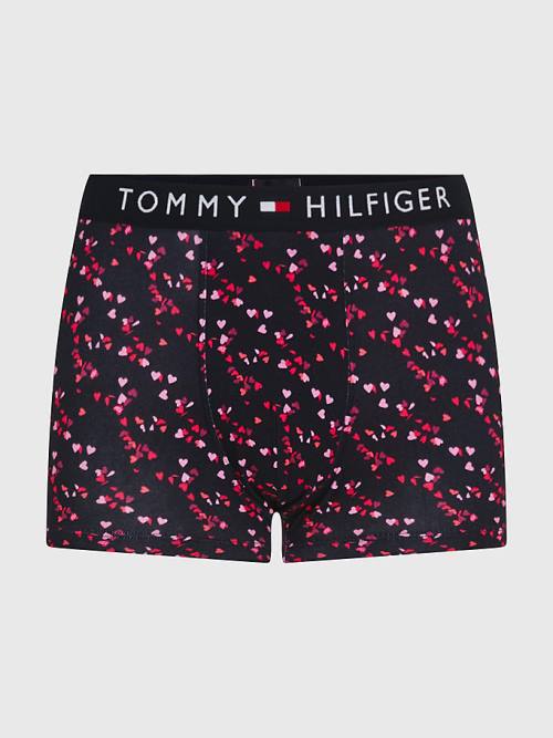 Tommy Hilfiger Original All-Over Print Trunks Ondergoed Heren Blauw | TH871WZJ