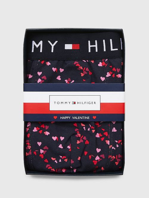 Tommy Hilfiger Original All-Over Print Trunks Ondergoed Heren Blauw | TH871WZJ