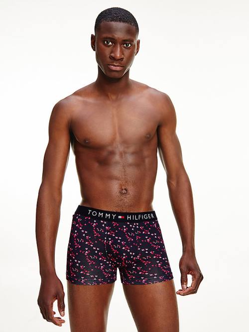 Tommy Hilfiger Original All-Over Print Trunks Ondergoed Heren Blauw | TH871WZJ