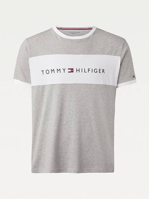 Tommy Hilfiger Original Colour-Blocked Logo Pyjamas Heren Grijs | TH263CAX