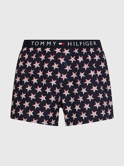 Tommy Hilfiger Original Logo Waistband Print Boxer Shorts Ondergoed Heren Beige | TH164DYO