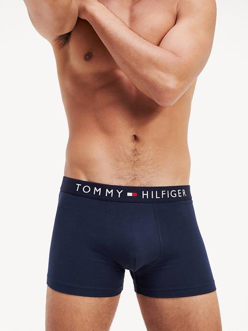 Tommy Hilfiger Original Stretch Logo Waistband Trunks Ondergoed Heren Blauw | TH607IXA