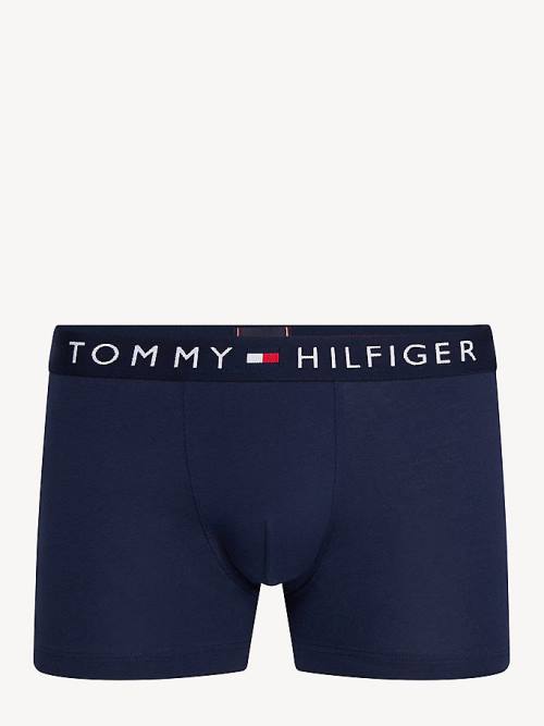 Tommy Hilfiger Original Stretch Logo Waistband Trunks Ondergoed Heren Blauw | TH607IXA