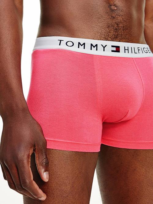 Tommy Hilfiger Original Stretch Logo Waistband Trunks Ondergoed Heren Rood | TH897WTE