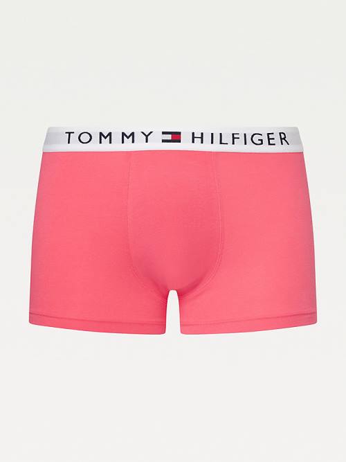 Tommy Hilfiger Original Stretch Logo Waistband Trunks Ondergoed Heren Rood | TH897WTE