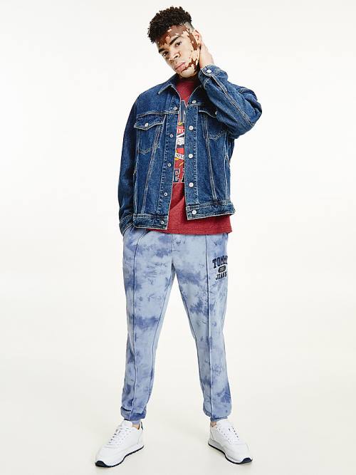 Tommy Hilfiger Oversized Hemp Trucker Jassen Heren Denim | TH801KNO