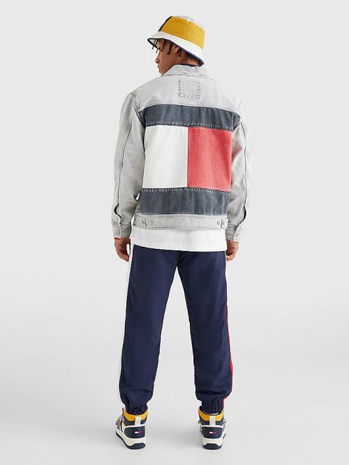 Tommy Hilfiger Oversized Rigid Denim Jassen Heren Denim | TH597PUK