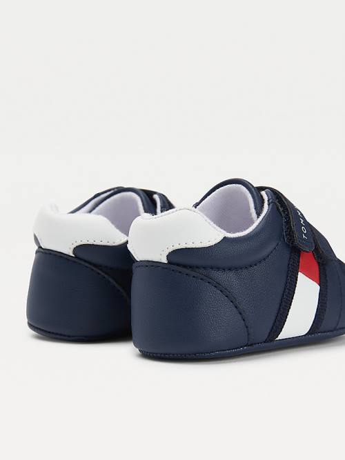 Tommy Hilfiger Padded Hook And Loop Bevestiging Sneakers Jongens Blauw | TH274SBH