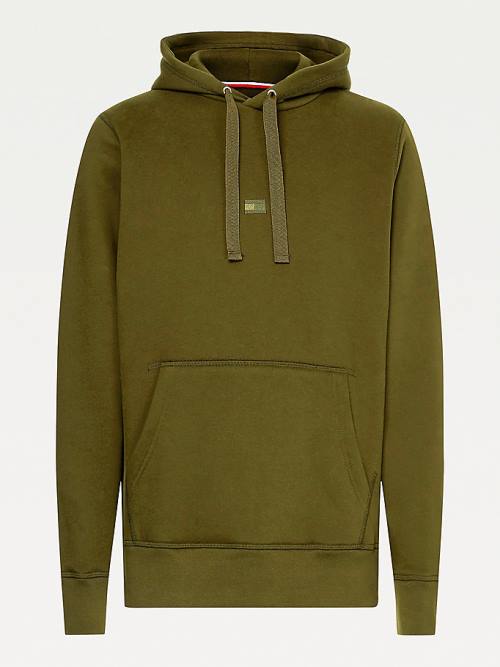 Tommy Hilfiger Peached Fleece Hoodie Heren Bruin | TH103YLG