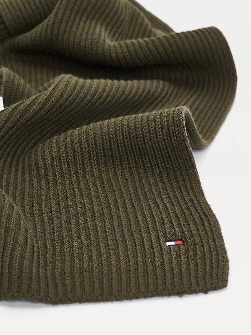 Tommy Hilfiger Pima Katoenen Cashmere Sjaals Heren Bruin | TH985FKC