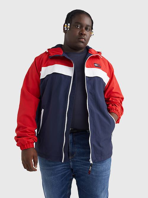 Tommy Hilfiger Plus Chicago Windbreaker Jassen Heren Blauw | TH950GJO