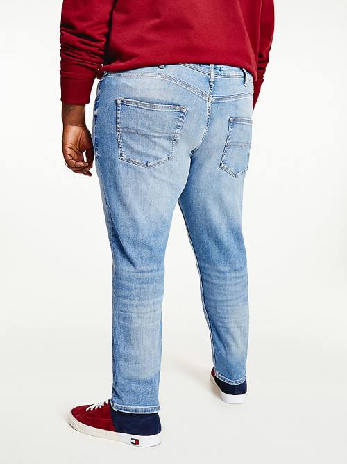 Tommy Hilfiger Plus Scanton Slim Faded Jeans Heren Denim | TH834VLX