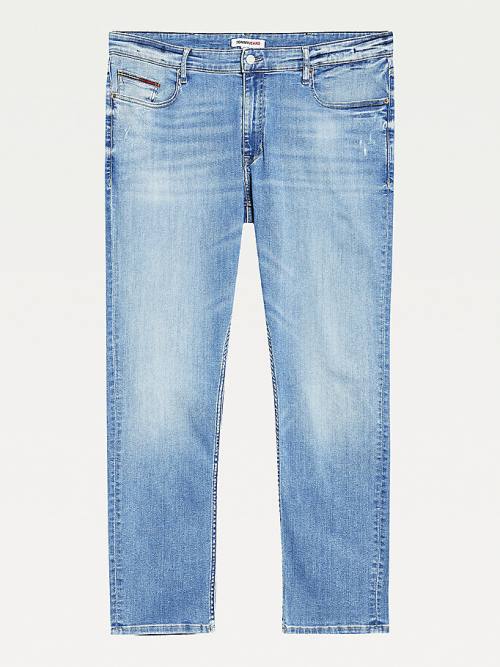 Tommy Hilfiger Plus Scanton Slim Faded Jeans Heren Denim | TH834VLX