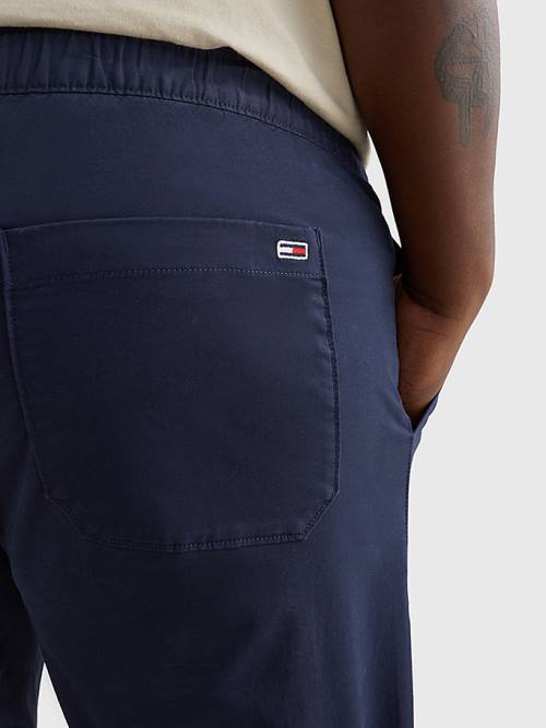 Tommy Hilfiger Plus Scanton Slim Fit Joggers Broek Heren Blauw | TH710CDV