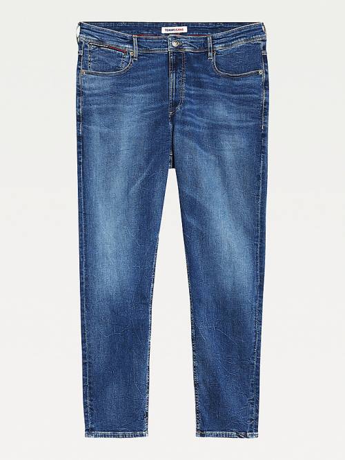 Tommy Hilfiger Plus Simon Skinny Faded Jeans Heren Denim | TH269UYN