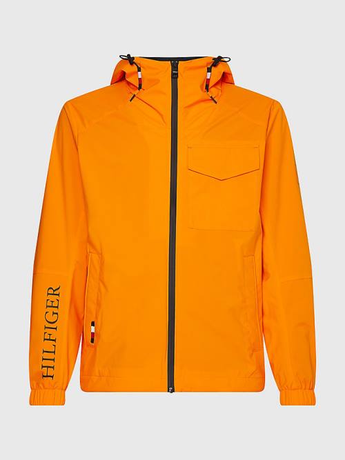 Tommy Hilfiger Plus TH Tech Warm Met Capuchon Jassen Heren Oranje | TH845BFN