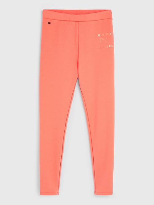 Tommy Hilfiger Ponti di Roma Leggings Broek Meisjes Oranje | TH496QAN