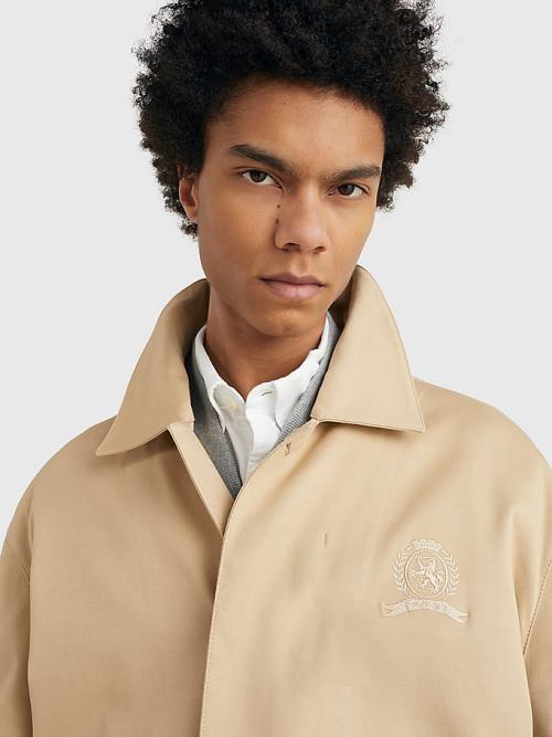 Tommy Hilfiger Prep Technical Car Jassen Heren Beige | TH538TFJ