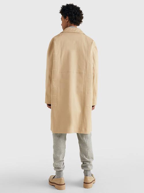 Tommy Hilfiger Prep Technical Car Jassen Heren Beige | TH538TFJ