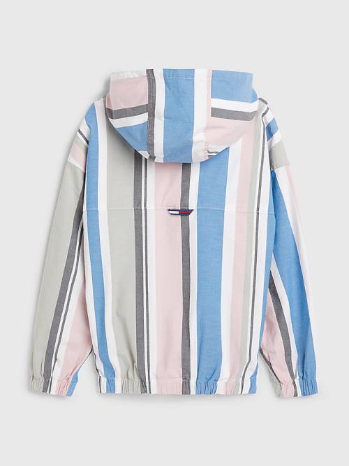 Tommy Hilfiger Pull-On Met Capuchon Stripe Overhemd Jongens Wit | TH381XOR