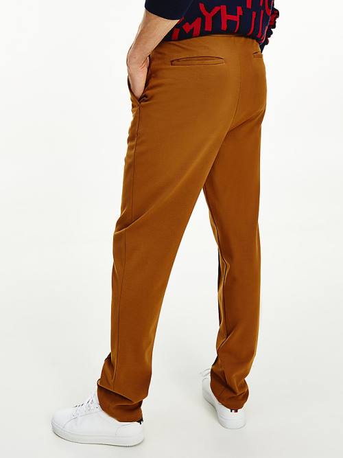 Tommy Hilfiger Pull-On Relaxed Broek Heren Bruin | TH749MEQ