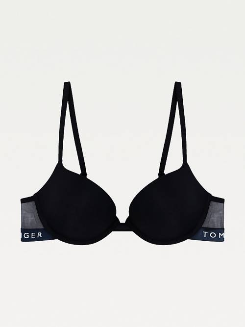 Tommy Hilfiger Push-Up Regular Fit Bra Ondergoed Dames Blauw | TH639QMA