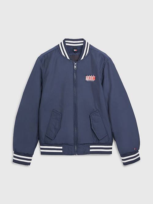 Tommy Hilfiger Recycled Bomber Jassen Jongens Blauw | TH568TOJ