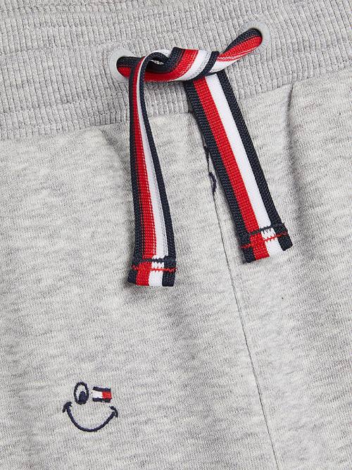 Tommy Hilfiger Recycled Embroidery Joggers Broek Meisjes Grijs | TH321QVK