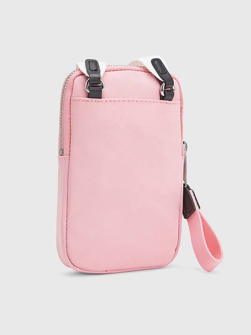 Tommy Hilfiger Recycled Phone Pouch Portefeuille Dames Roze | TH749FPZ