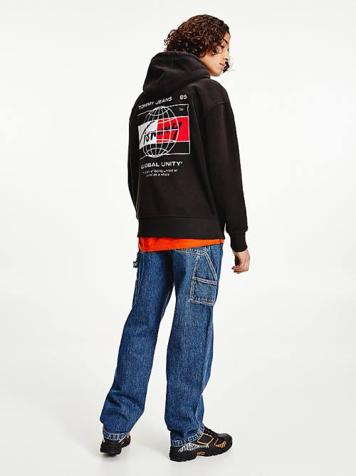 Tommy Hilfiger Recycled Polar Fleece Sweatshirts Heren Zwart | TH420XBZ