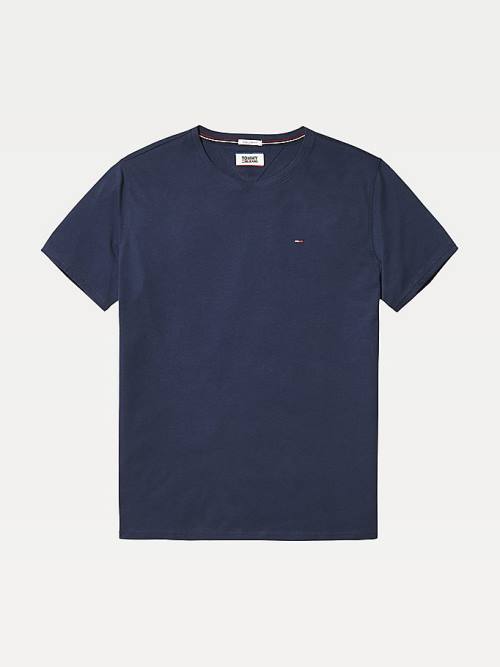 Tommy Hilfiger Regular Fit Crew T-shirts Heren Blauw | TH086UYZ