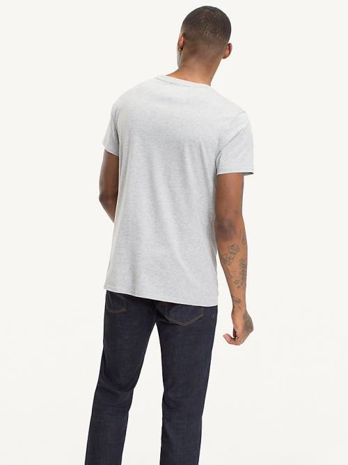 Tommy Hilfiger Regular Fit Crew T-shirts Heren Grijs | TH961CXH