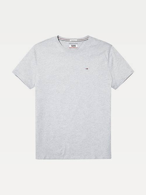 Tommy Hilfiger Regular Fit Crew T-shirts Heren Grijs | TH961CXH