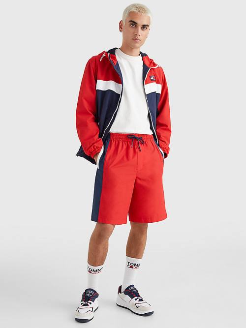 Tommy Hilfiger Relaxed Fit Basketball Korte Broek Heren Rood | TH415QZU