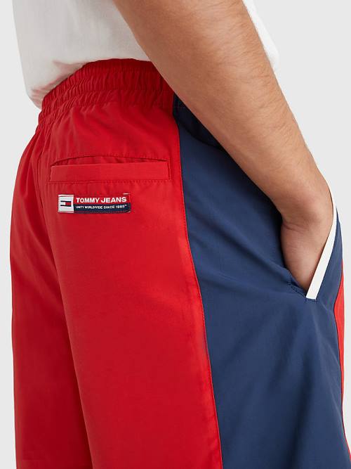 Tommy Hilfiger Relaxed Fit Basketball Korte Broek Heren Rood | TH415QZU