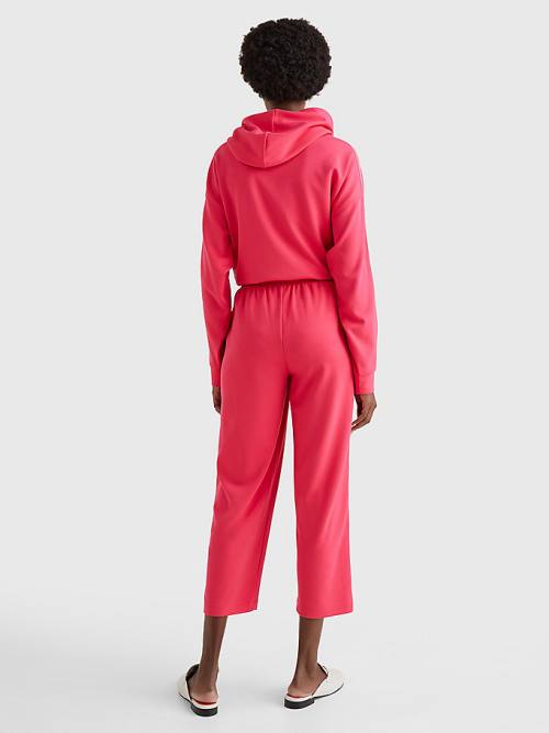 Tommy Hilfiger Relaxed Fit Drawstring Broek Dames Roze | TH710QCR