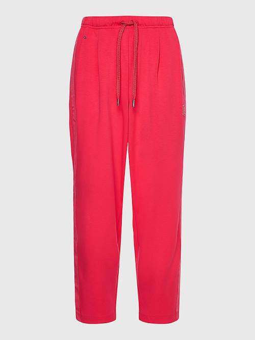 Tommy Hilfiger Relaxed Fit Drawstring Broek Dames Roze | TH710QCR