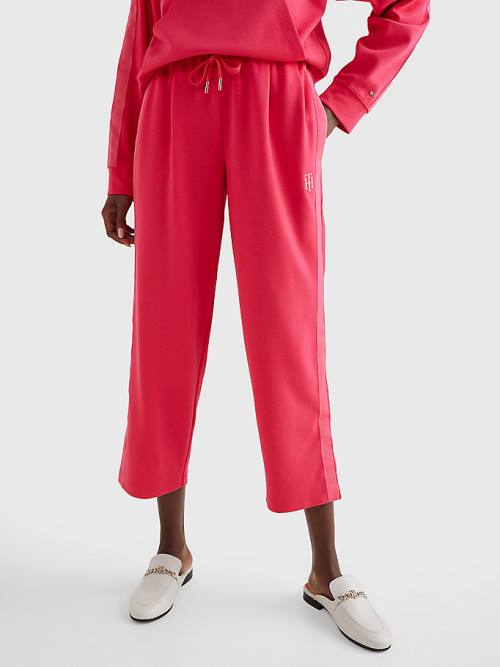 Tommy Hilfiger Relaxed Fit Drawstring Broek Dames Roze | TH710QCR