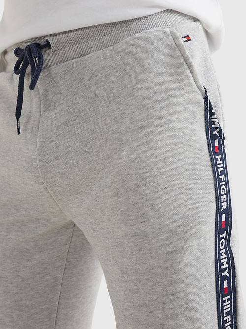 Tommy Hilfiger Repeat Logo Tape Joggers Pyjamas Heren Grijs | TH891PXC