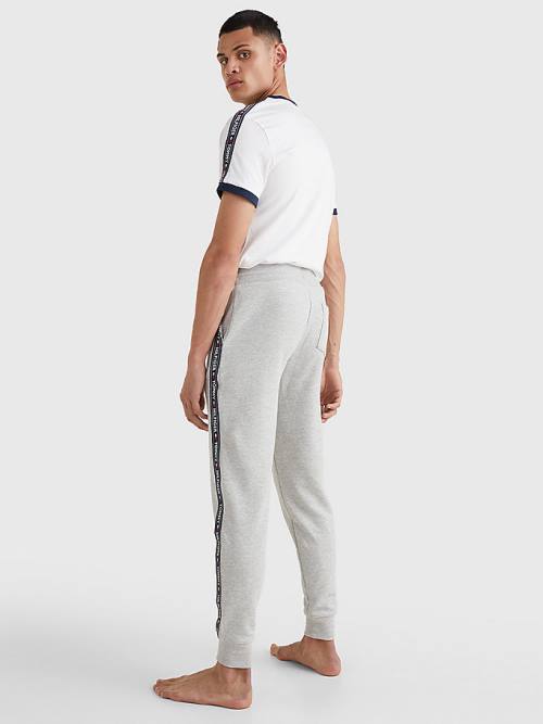 Tommy Hilfiger Repeat Logo Tape Joggers Pyjamas Heren Grijs | TH891PXC