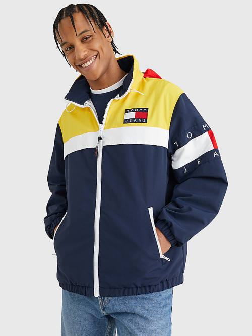 Tommy Hilfiger Reversible Chicago Windbreaker Jassen Heren Blauw | TH794OGL