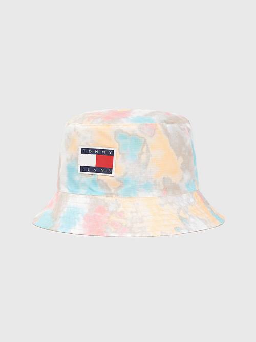 Tommy Hilfiger Reversible Travel Bucket Hoeden Dames Wit | TH146JRZ