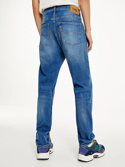 Tommy Hilfiger Rey Relaxed Tapered Jeans Heren Denim | TH879YKW