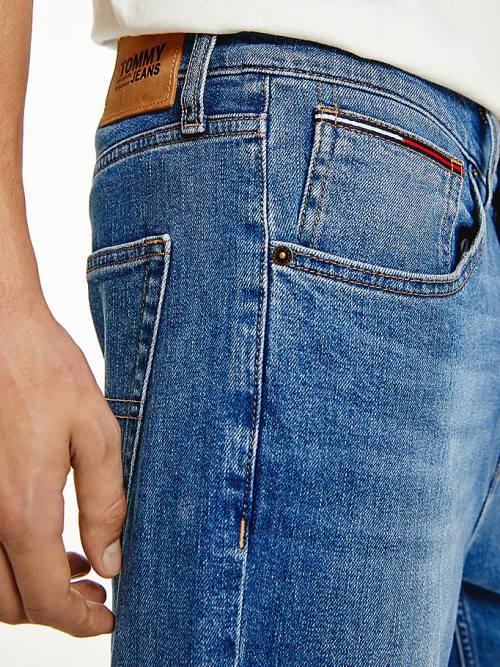 Tommy Hilfiger Rey Relaxed Tapered Jeans Heren Denim | TH879YKW